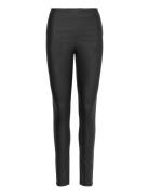 Vicommit New Coated Rwsk Legging-Noos Bottoms Trousers Leather Leggings-Bukser Black Vila