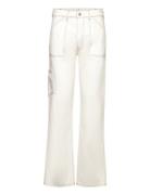 Enberry Jeans 6865 Bottoms Trousers Cargo Pants White Envii