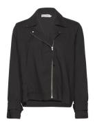Kiko Linen Jacket Outerwear Jackets Light-summer Jacket Black Ahlvar Gallery