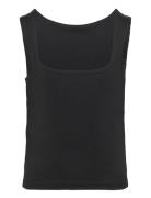 Rkbillie Reversible Sl Short Top Tops T-shirts Sleeveless Black Rosemunde Kids