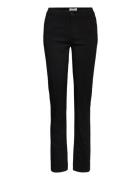 Fqadina-Pa-Straight-Power Bottoms Trousers Slim Fit Trousers Black FREE/QUENT