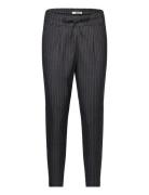 Onlpoptrash-Naja Fine Stripe Pnt Noos Bottoms Trousers Slim Fit Trousers Grey ONLY