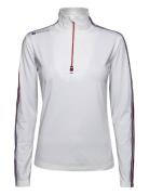 Ladies Sporty Baselayer Sport T-shirts & Tops Long-sleeved White BACKTEE