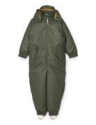 Nelly Snowsuit Outerwear Coveralls Snow-ski Coveralls & Sets Khaki Green Liewood
