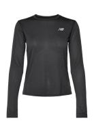 Athletics Long Sleeve Sport T-shirts & Tops Long-sleeved Black New Balance