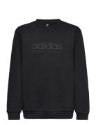 J Allszn Gfx Sw Sport Sweatshirts & Hoodies Sweatshirts Black Adidas Performance