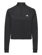 Tr-Es 1/4Zip Sport Sweatshirts & Hoodies Sweatshirts Black Adidas Performance