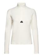 W C Esc Q1 Ls Sport T-shirts & Tops Long-sleeved White Adidas Sportswear
