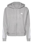 W Fi 3S Fz Hd Sport Sweatshirts & Hoodies Hoodies Grey Adidas Sportswear