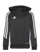 Tiro24 Trhoody Sport Sweatshirts & Hoodies Hoodies Black Adidas Performance