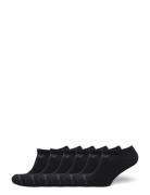 Performance Cotton Flat Knit No Show Socks 6 Pack Sport Socks Footies-ankle Socks Black New Balance