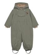 Wisti Fleece Lined Snowsuit. Grs Outerwear Coveralls Snow-ski Coveralls & Sets Green Mini A Ture