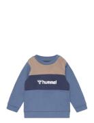 Hmlsams Sweatshirt Sport Sweatshirts & Hoodies Sweatshirts Blue Hummel