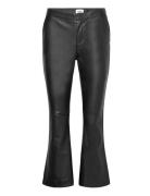 Cornelia Trousers Bottoms Trousers Leather Leggings-Bukser Black Twist & Tango