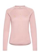 Summer Wool Ls Sport Sweatshirts & Hoodies Fleeces & Midlayers Pink Kari Traa