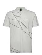 Paddy 3 Sport Polos Short-sleeved Grey BOSS