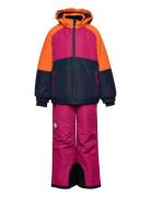 Ski Set - Colorblock Outerwear Coveralls Snow-ski Coveralls & Sets Multi/patterned Color Kids