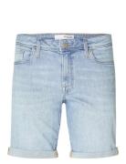 Slhslim Alex 3404 L.b Super Shorts Noos Bottoms Shorts Denim Blue Selected Homme