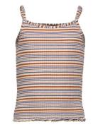 Nlffilje Sl Crop Strap Top Tops T-shirts Sleeveless Multi/patterned LMTD