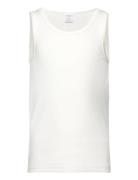 Tanktop Unisex Basic Tops T-shirts Sleeveless White Lindex