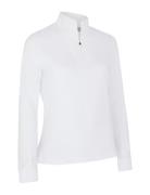 1/4 Zip Chev Top Sport Sweatshirts & Hoodies Sweatshirts White Callaway