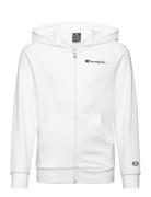 Hooded Full Zip Sweatshirt Sport Sweatshirts & Hoodies Hoodies White Champion