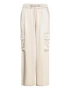 Chloetta Cargo Trouser Bottoms Trousers Cargo Pants Beige French Connection