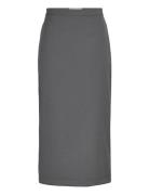 Suiting Midi Skirt Designers Knee-length & Midi Grey REMAIN Birger Christensen