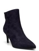 Low Classic Stilletto Bootie Shoes Boots Ankle Boots Ankle Boots With Heel Blue Apair