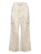 Tjw Daisy Elasticated Cargo Pant Bottoms Trousers Cargo Pants Cream Tommy Jeans