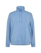 Wa-Sabina Tops Sweatshirts & Hoodies Sweatshirts Blue Wasabiconcept