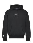 30/1 Double Knt Cvc-Lsl-Sws Tops Sweatshirts & Hoodies Hoodies Black Polo Ralph Lauren