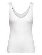 Slfdianna Sl Top Noos Tops T-shirts & Tops Sleeveless White Selected Femme