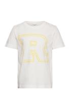 Organic T-Shirt Ss Tops T-Kortærmet Skjorte White Rosemunde Kids