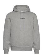 Regular Hoodie Artwork Designers Sweatshirts & Hoodies Hoodies Grey HAN Kjøbenhavn
