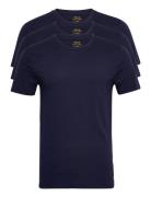 Slim Crewneck 3-Pack Tops T-Kortærmet Skjorte Navy Polo Ralph Lauren Underwear