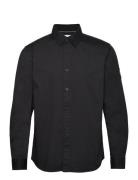 Monologo Badge Relaxed Shirt Tops Shirts Casual Black Calvin Klein Jeans