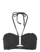 Kos Bandeau Swimwear Bikinis Bikini Tops Bandeau Bikinitops Black Missya