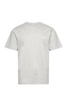 Regular T-Shirt Short Sleeve Designers T-Kortærmet Skjorte Grey HAN Kjøbenhavn