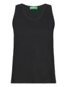 Tank-Top Tops T-shirts & Tops Sleeveless Black United Colors Of Benetton