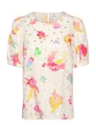 Numoira Ss Shirt Tops Blouses Short-sleeved Multi/patterned Nümph
