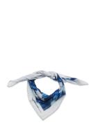 Soft Cotton Self Scarf Tie Dye Accessories Scarves Lightweight Scarves Blue Mads Nørgaard