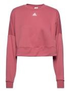 Aeroready Studio Loose Sweatshirt Sport Sweatshirts & Hoodies Sweatshirts Pink Adidas Performance