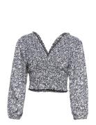 Anf Womens Wovens Tops Blouses Long-sleeved Multi/patterned Abercrombie & Fitch