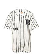 Baseball Shirt Tops Shirts Short-sleeved Multi/patterned Barbara Kristoffersen By Rosemunde