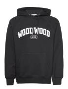 Fred Ivy Hoodie Designers Sweatshirts & Hoodies Hoodies Black Wood Wood