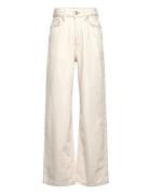 Wide Leg Raw Off Bottoms Jeans Wide Jeans White Grunt