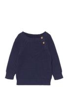 Tnsdalex Knit Pullover Tops Knitwear Pullovers Navy The New