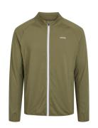 Mens Sports Jacket Sport Sweatshirts & Hoodies Fleeces & Midlayers Khaki Green ZEBDIA