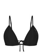 Tiwa Bikini Top Swimwear Bikinis Bikini Tops Triangle Bikinitops Black Röhnisch